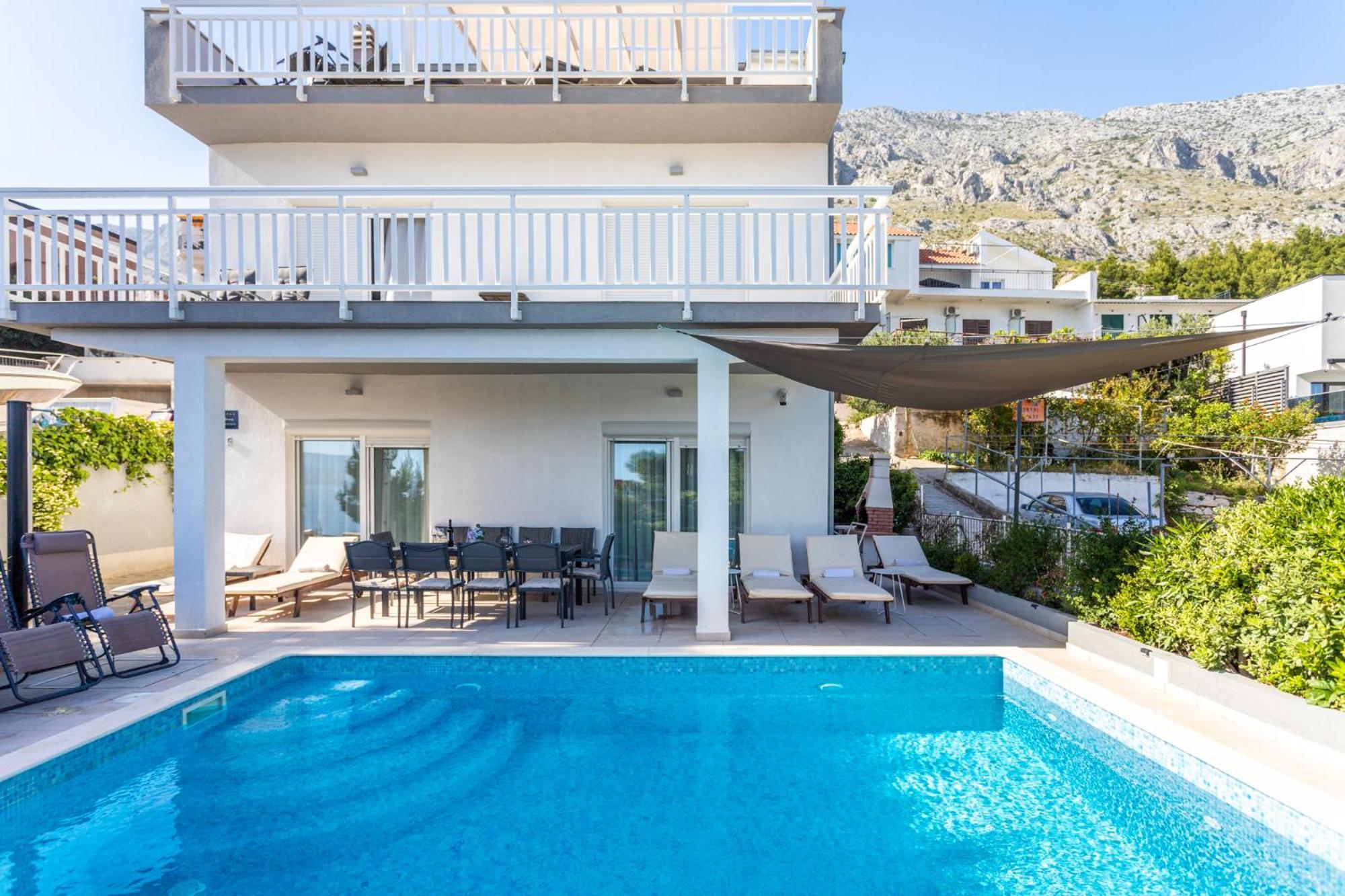 Magnificent Villa With Pool, Hot Tub, Sea View, Sauna Mimice Luaran gambar